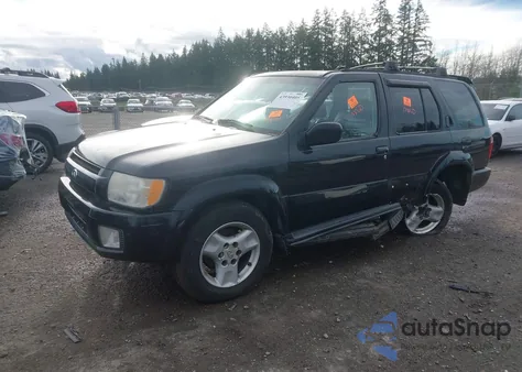 2001 Infiniti Qx4 Luxury z USA, uszkodzony, nr VIN JNRDR09Y21W211344